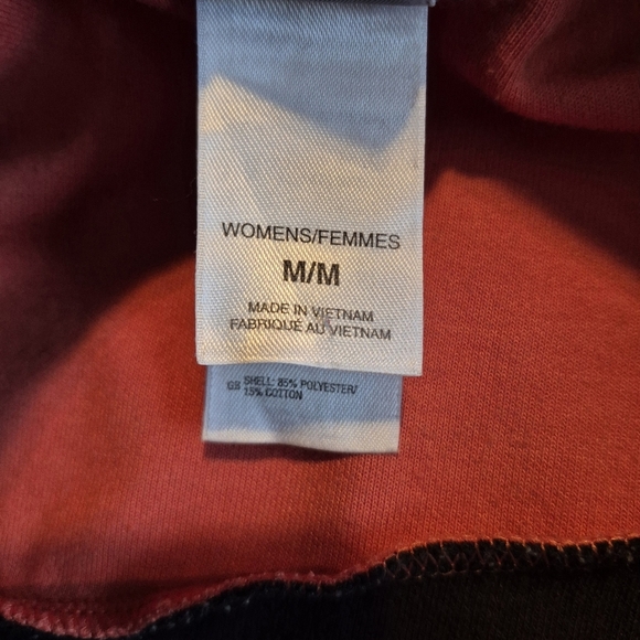 North Face A5 Summit Series women's size medium black, red & orange full zip up - Picture 4 of 12